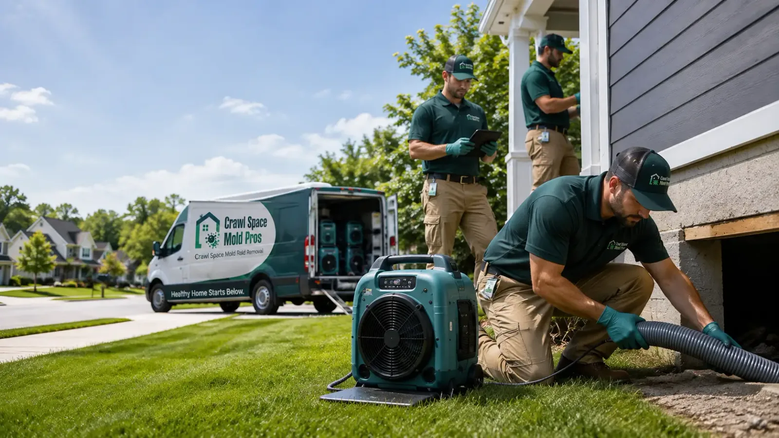 Crawl Space Mold Removal in Seaforth, MN